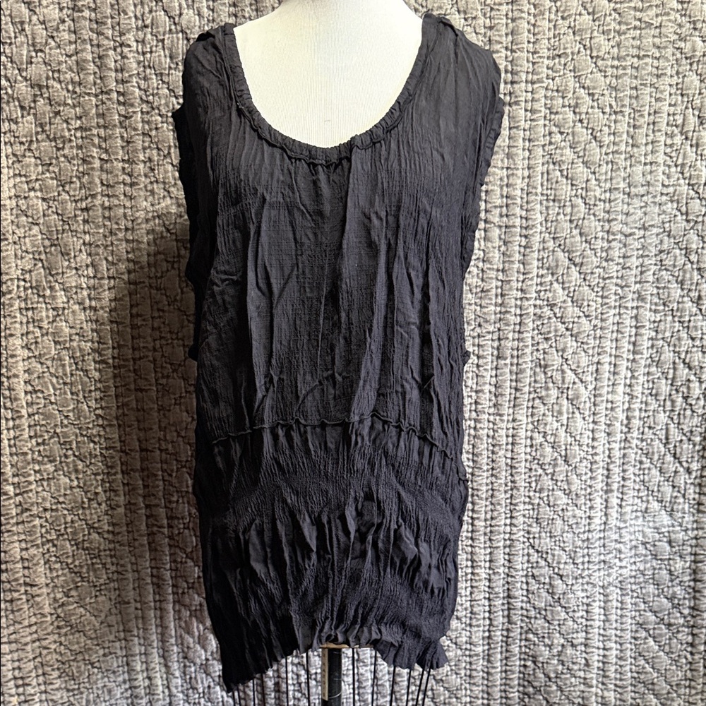 Elegant Black Sleeveless Mini Dress